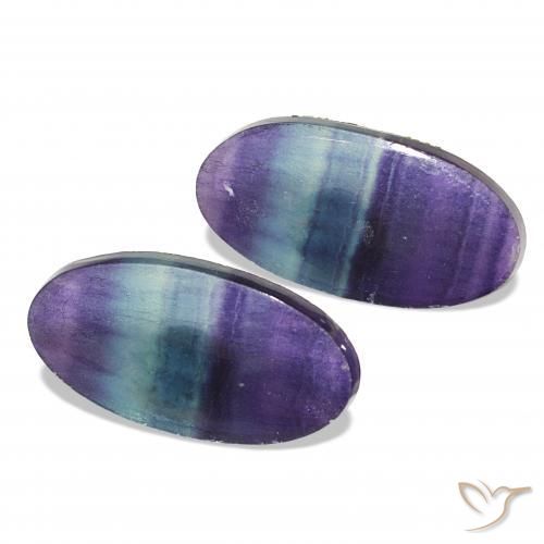 Shop natural 23.90ct Multicolore Fluorine gems, ovale, from Inde at GemSelect. In stock, global shipping!