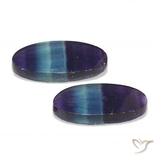 Shop natural 23.90ct Multicolore Fluorine gems, ovale, from Inde at GemSelect. In stock, global shipping!