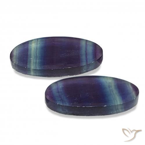 Shop natural 22.07ct Multicolore Fluorine gems, Coupe ovale, from Inde at GemSelect. In stock, global shipping!