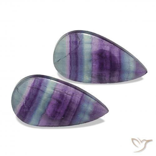 Shop natural 18.91ct Multicolore Fluorine gems, En forme de poire, from Inde at GemSelect. In stock, global shipping!