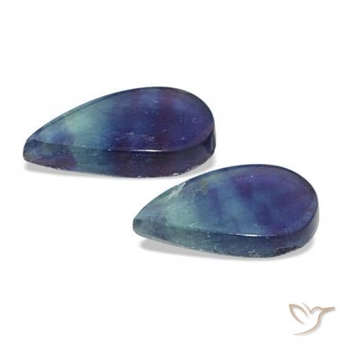 Shop natural 10.87ct Multicolore Fluorine gems, En forme de poire, from Inde at GemSelect. In stock, global shipping!