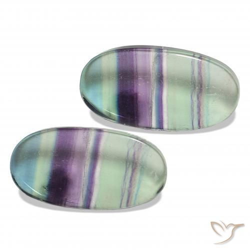 Shop natural 79.28ct Multicolore Fluorine gems, Coupe ovale, from Inde at GemSelect. In stock, global shipping!