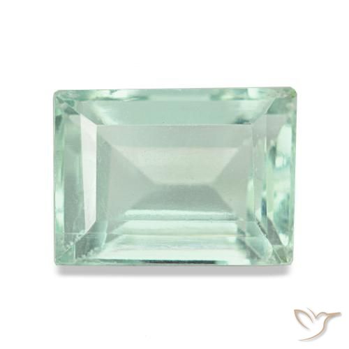 Fluorite vert naturelle baguette, 2,30 ct, VS