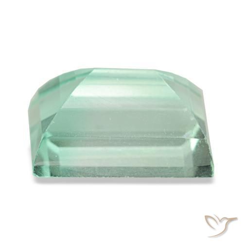 Fluorite vert naturelle baguette, 4,58 ct, VS