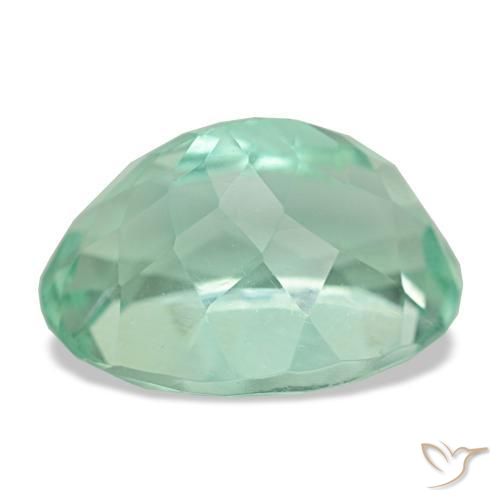Fluorite vert naturelle coupe ovale, 11,70 ct, VS