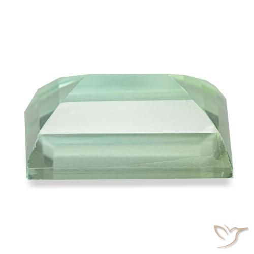 Fluorite turquoise naturelle baguette, 4,82 ct, VVS-VS