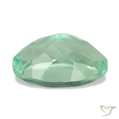Fluorite vert naturelle coupe ovale, 4,20 ct, VS