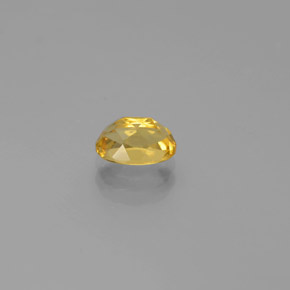 Béryl doré jaune naturelle coupe ovale, 0,87 ct, VS