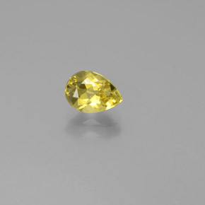 Béryl doré Jaune naturelle En forme de poire, 0.71 ct, VVS