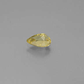Béryl doré jaune naturelle en forme de poire, 0,70 ct, VVS