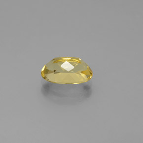Béryl doré jaune naturelle coupe ovale, 1,45 ct, VVS