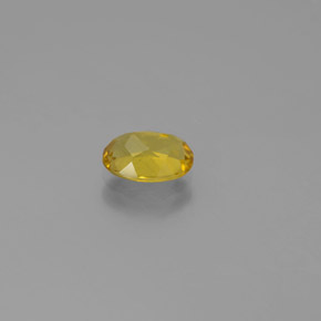 Béryl doré Jaune naturelle Coupe ovale, 0.72 ct, VS-SI