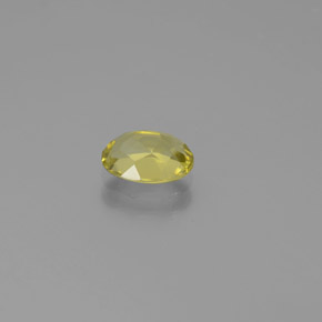 Béryl doré jaune naturelle coupe ovale, 0,74 ct, VS