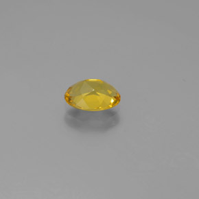 Béryl doré jaune naturelle coupe ovale, 0,66 ct, VVS-VS