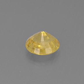 Béryl doré jaune naturelle coupe roude, 0,61 ct, VS