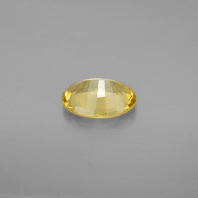 Béryl doré jaune naturelle coupe ovale, 0,93 ct, VVS