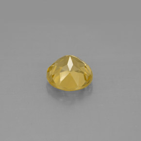 Béryl doré jaune naturelle coupe roude, 0,98 ct, VS
