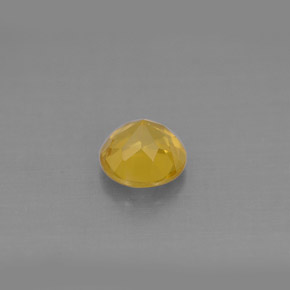 Béryl doré jaune naturelle coupe roude, 0,81 ct, VS