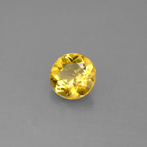 Béryl doré Jaune naturelle Coupe roude, 0.85 ct, VS