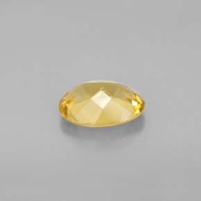 Béryl doré jaune naturelle coupe ovale, 1,47 ct, VS