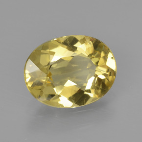 Béryl doré Jaune naturelle Coupe ovale, 1.33 ct, VVS