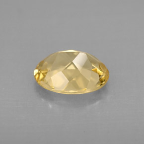 Béryl doré Jaune naturelle Coupe ovale, 1.64 ct, VVS-VS