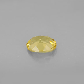 Béryl doré jaune naturelle coupe ovale, 0,97 ct, VVS