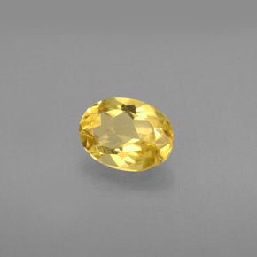 Béryl doré Jaune naturelle Coupe ovale, 1.11 ct, VS