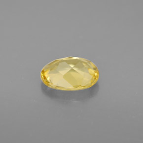 Béryl doré Jaune naturelle Coupe ovale, 0.97 ct, VVS-VS