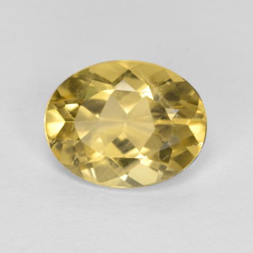 Béryl doré Jaune doré léger naturelle Coupe ovale, 1.49 ct, VS