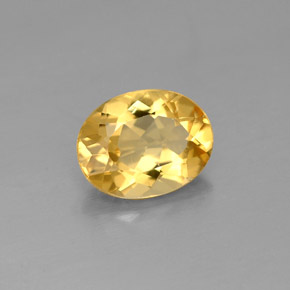 Béryl doré Jaune naturelle Coupe ovale, 1.53 ct, VVS