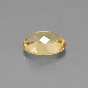 Béryl doré jaune naturelle coupe ovale, 1,65 ct, VS