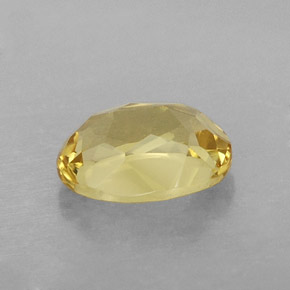 Béryl doré jaune naturelle coupe ovale, 1,14 ct, VVS-VS