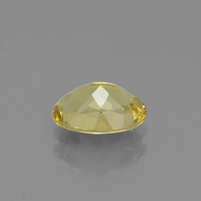 Béryl doré jaune naturelle coupe ovale, 1,03 ct, VS