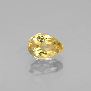 Béryl doré Jaune naturelle En forme de poire, 0.66 ct, VVS