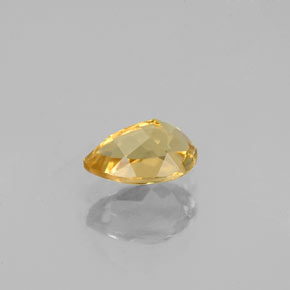 Béryl doré Jaune naturelle En forme de poire, 0.66 ct, VVS