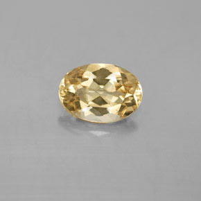 Béryl doré Jaune naturelle Coupe ovale, 2.09 ct, VVS