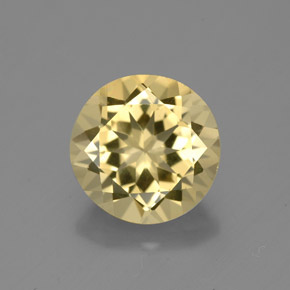 Béryl doré Jaune naturelle Coupe roude, 2.57 ct, VVS-VS