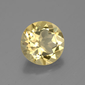 Béryl doré Jaune naturelle Coupe roude, 2.57 ct, VVS-VS