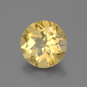 Béryl doré jaune naturelle coupe roude, 2,70 ct, VS