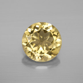 Béryl doré Jaune naturelle Coupe roude, 2.48 ct, VVS-VS