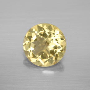 Béryl doré Jaune naturelle Coupe roude, 2.43 ct, VS