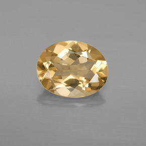 Béryl doré Jaune naturelle Coupe ovale, 2.74 ct, VVS-VS