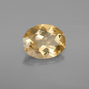 Béryl doré Jaune naturelle Coupe ovale, 2.74 ct, VVS-VS