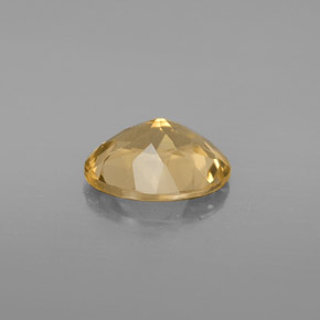 Béryl doré jaune naturelle coupe ovale, 2,60 ct, VS