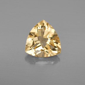 Béryl doré jaune naturelle trillion, 2,79 ct, VVS-VS