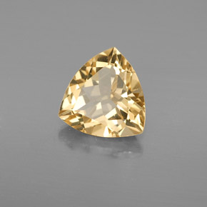 Béryl doré jaune naturelle trillion, 2,79 ct, VVS-VS