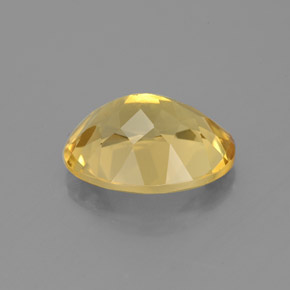 Béryl doré jaune naturelle coupe ovale, 2,36 ct, VS