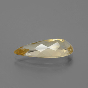Béryl doré jaune naturelle en forme de poire, 4,58 ct, VVS-VS