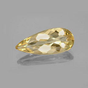 Béryl doré Jaune naturelle En forme de poire, 4.11 ct, VVS